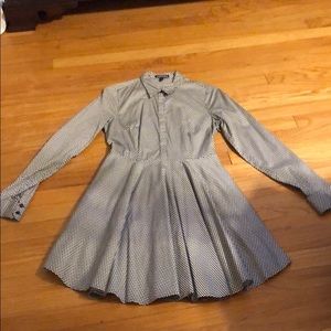 NWOT Express button down shirt dress